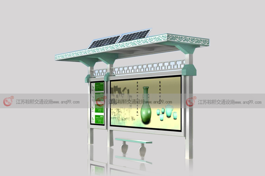 仿古公交站亭候车亭厂家an1109