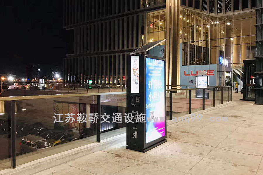 河北承德太阳能广告垃圾箱生产厂家